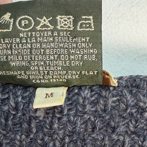 Celtic Clothing 100% Merino Wool Cable Knit Cardigan Made in Ireland Womens M - Picture 8 of 11